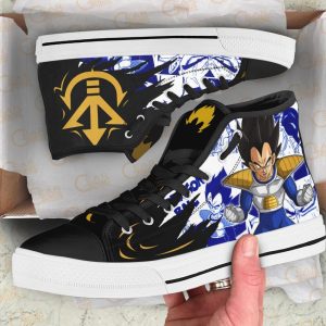 Prince Vegeta High Top Shoes Custom Manga Anime Dragon Ball Sneakers