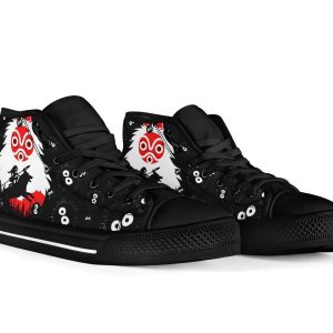 Princess Mononoke Sneakers Ghibli High Top Shoes Custom