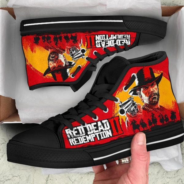 Red Dead Redemption Ii Sneakers Custom High Top Shoes For Fans