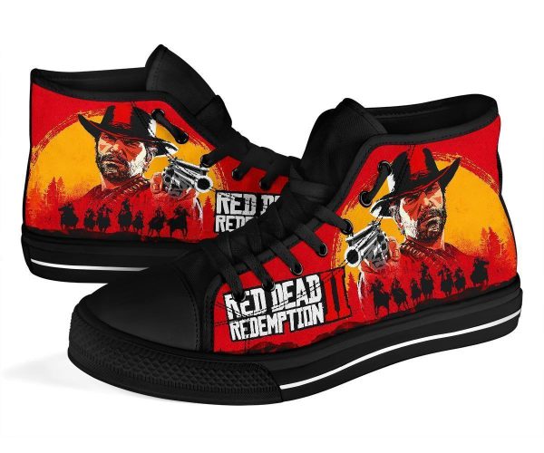 Red Dead Redemption Ii Sneakers Custom High Top Shoes For Fans