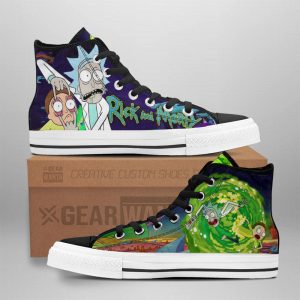 Rick and Morty High Top Shoes Custom Sneakers For Fans