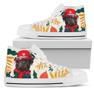Rottweiler Dog Sneakers Women High Top Shoes Funny