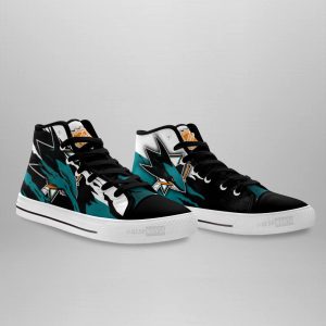 San Jose Sharks Shoes Custom High Top Sneakers For Fans