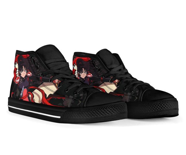 Sango Inuyasha Sneakers Anime High Top Shoes Custom Idea Pt20