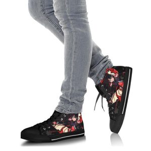 Sango Inuyasha Sneakers Anime High Top Shoes Custom Idea Pt20