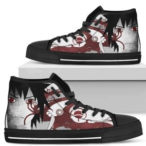 Sasuke High Top Shoes For Naruto Custom NH10