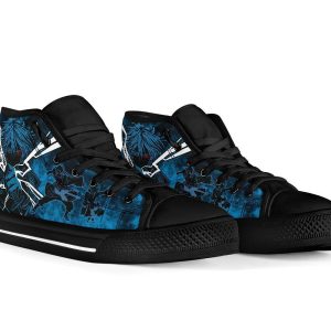 Sasuke Sneakers Naruto Anime High Top Shoes Custom Mn20