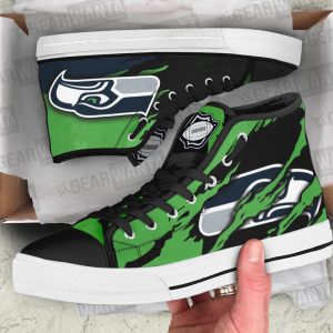 Seattle Seahawks Shoes Custom High Top Sneakers For Fans