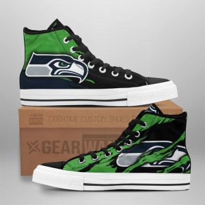 Seattle Seahawks Shoes Custom High Top Sneakers For Fans
