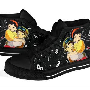 Sheeta &Amp; Pazu Sneakers Castle In The Sky High Top Shoes Ghibli Fan