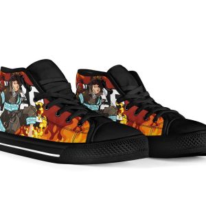 Shinra Kusakabe Fire Force Sneakers Anime High Top Shoes Pt20