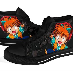 Shippo Inuyasha Sneakers Anime High Top Shoes Custom Pt20