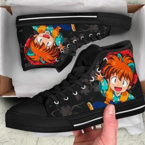 Shippo Inuyasha Sneakers Anime High Top Shoes Custom Pt20