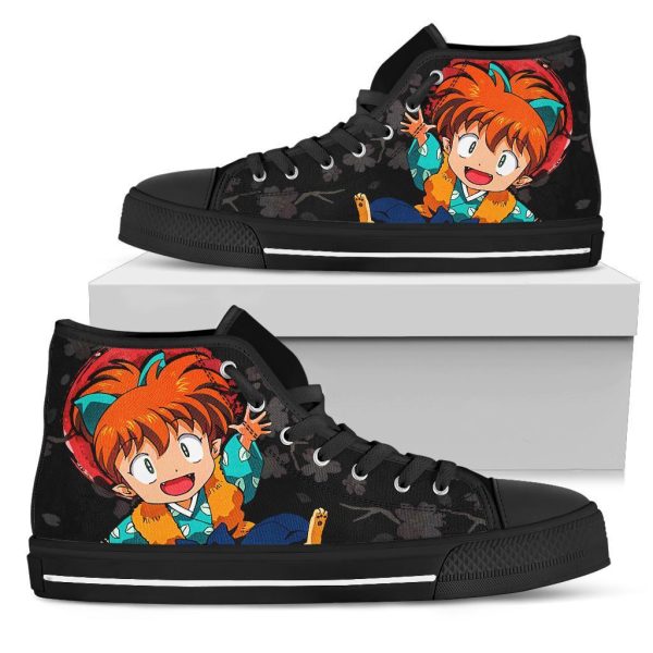 Shippo Inuyasha Sneakers Anime High Top Shoes Custom Pt20