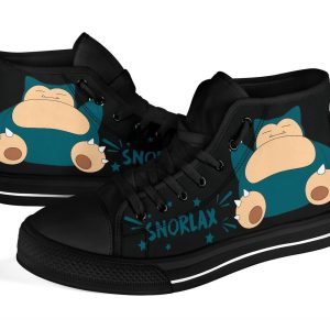 Snorlax High Top Shoes Gift Idea