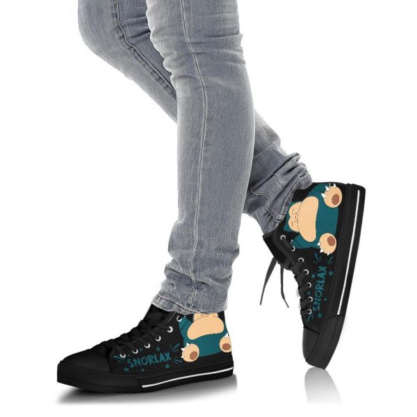 Snorlax High Top Shoes Gift Idea