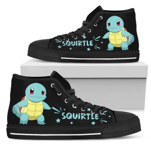 Squirtle High Top Shoes Gift Idea