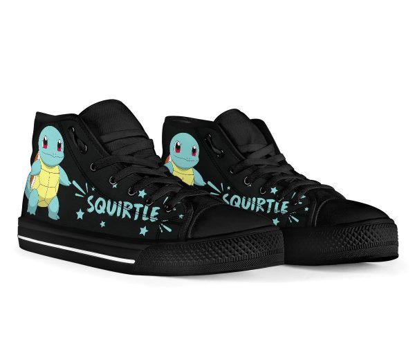 Squirtle High Top Shoes Gift Idea