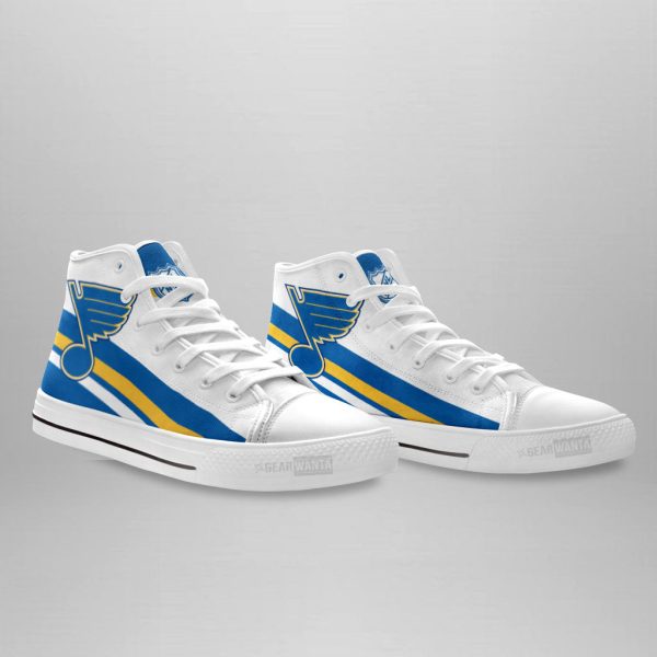 St. Louis Blues Custom Sneakers For Fans