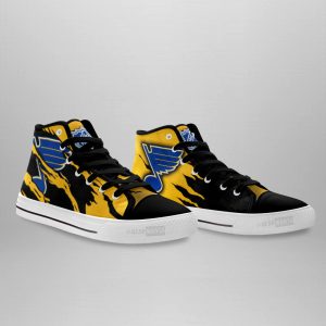 St. Louis Blues Shoes Custom High Top Sneakers For Fans