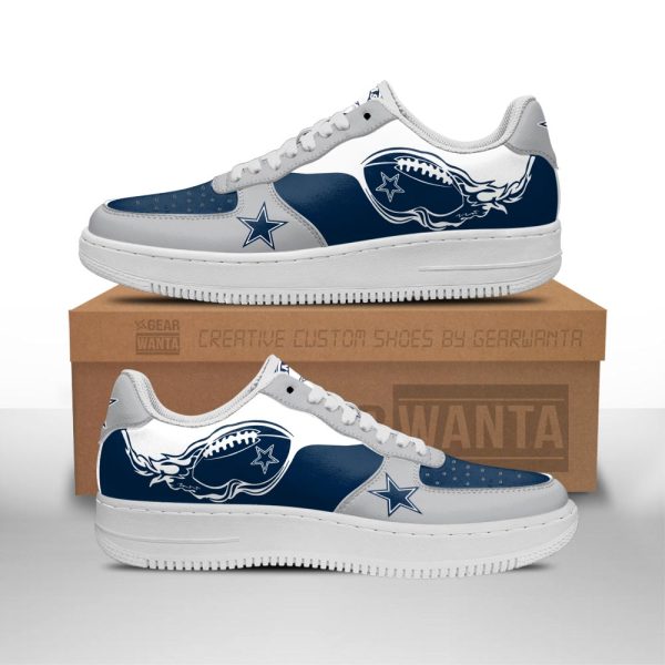 Dallas Cowboys Air Sneakers Custom Shoes For Fans-Gearsnkrs