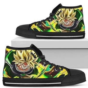 Super Broly Sneakers Custom Dragon Ball High Top Shoes