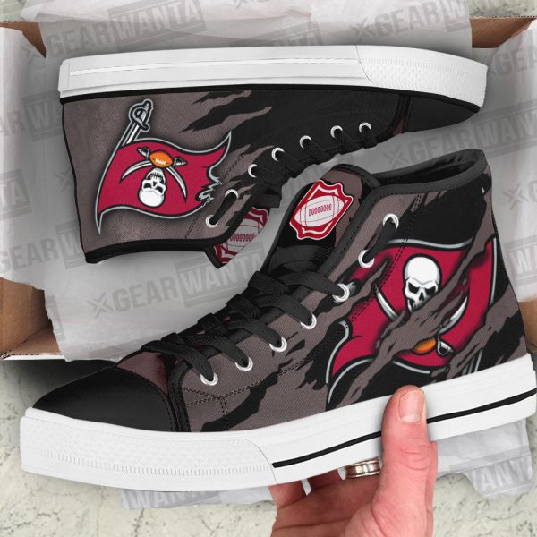 Tampa Bay Buccaneers Shoes Custom High Top Sneakers For Fans