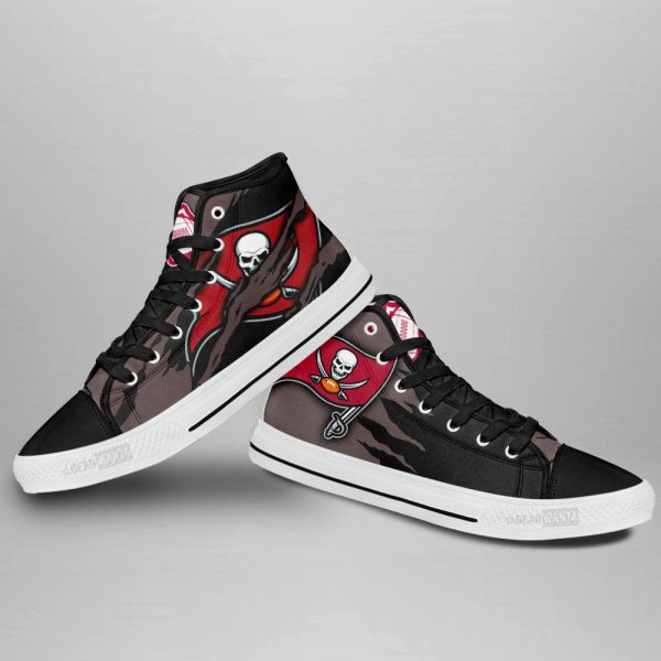 Tampa Bay Buccaneers Shoes Custom High Top Sneakers For Fans