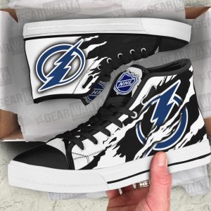 Tampa Bay Lightning Shoes Custom High Top Sneakers For Fans
