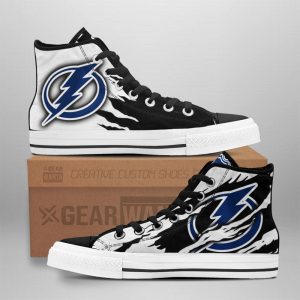 Tampa Bay Lightning Shoes Custom High Top Sneakers For Fans