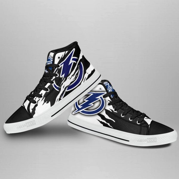 Tampa Bay Lightning Shoes Custom High Top Sneakers For Fans