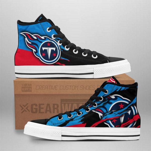Tennessee Titans Shoes Custom High Top Sneakers For Fans