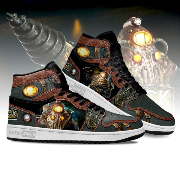 bioshock subject delta j1 shoes custom for fans sneakers mn14qnnwn Gearsnkrs