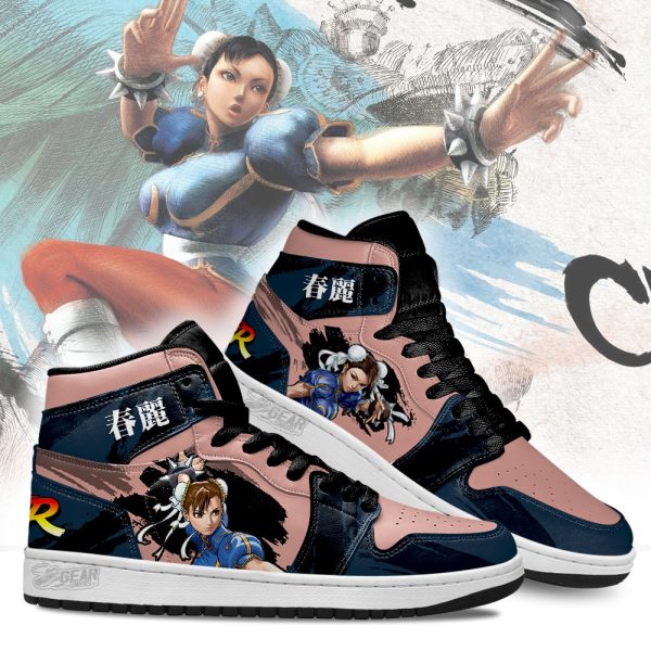 chunli gameboy j1 shoes custom for fans sneakers tt26boajd Gearsnkrs