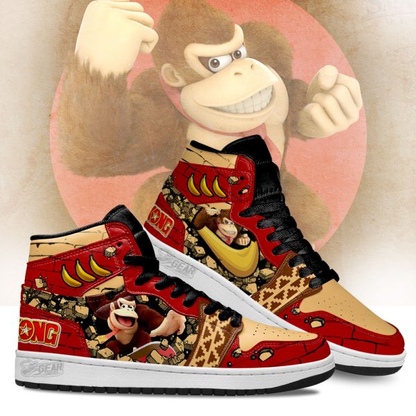 donkey kong gameboy j1 shoes custom for fans sneakers tt26kidyp Gearsnkrs