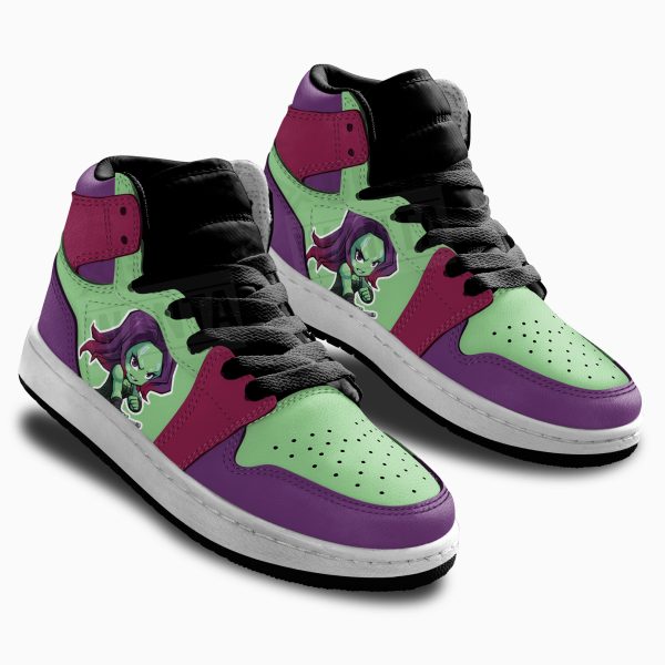 gamora superhero kid sneakers custom for kidshekq2 Gearsnkrs