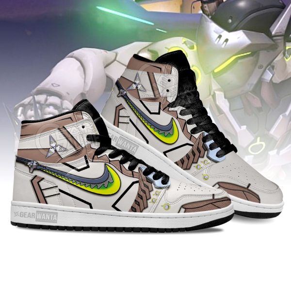 genji swoosh overwatch j1 shoes custom for fans sneakers mn044llle Gearsnkrs