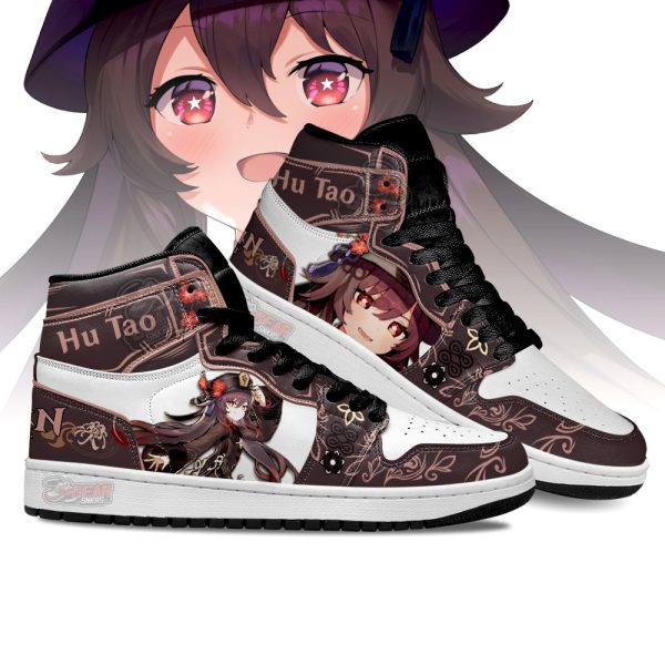 hu tao genshin impact j1 shoes custom for fans sneakers mn13pomjb Gearsnkrs
