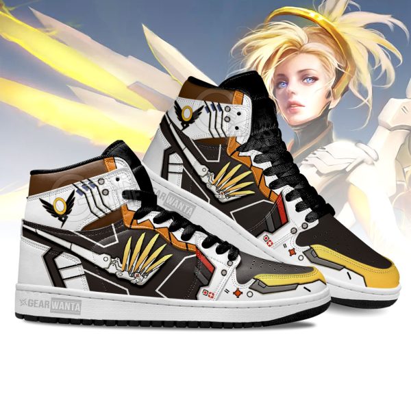 mercy swoosh overwatch j1 shoes custom for fans sneakers mn04frmpd Gearsnkrs