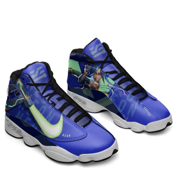 neon jd 13 sneakers valorant agent custom shoes7b2n0 Gearsnkrs