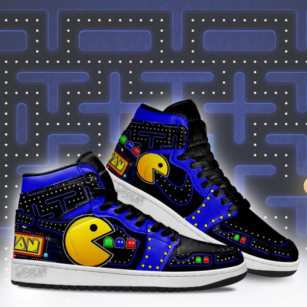 pacman gameboy j1 shoes custom for fans sneakers tt263srwa Gearsnkrs