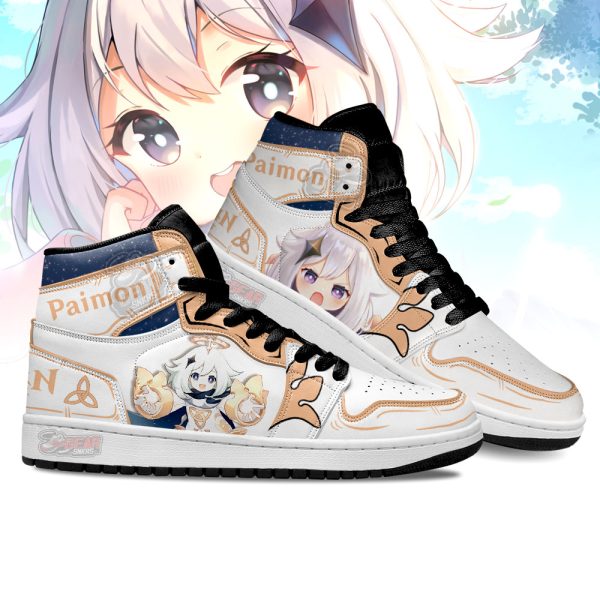 paimon genshin impact j1 shoes custom for fans sneakers Gearsnkrs