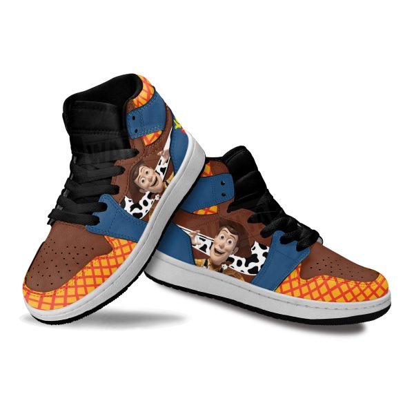 sheriff woody the toy story kid sneakers custom for kidsujvzc Gearsnkrs
