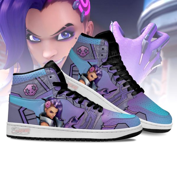 sombra overwatch j1 shoes custom for fans sneakers mn04rb45v Gearsnkrs
