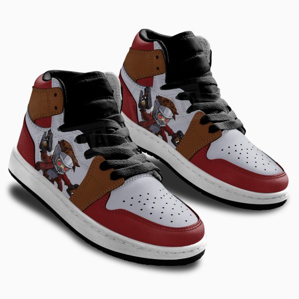 starlord superhero kid sneakers custom for Gearsnkrs