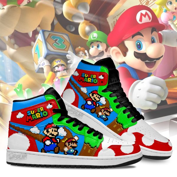 super mario gameboy j1 shoes custom for fans sneakers tt267jpsa Gearsnkrs