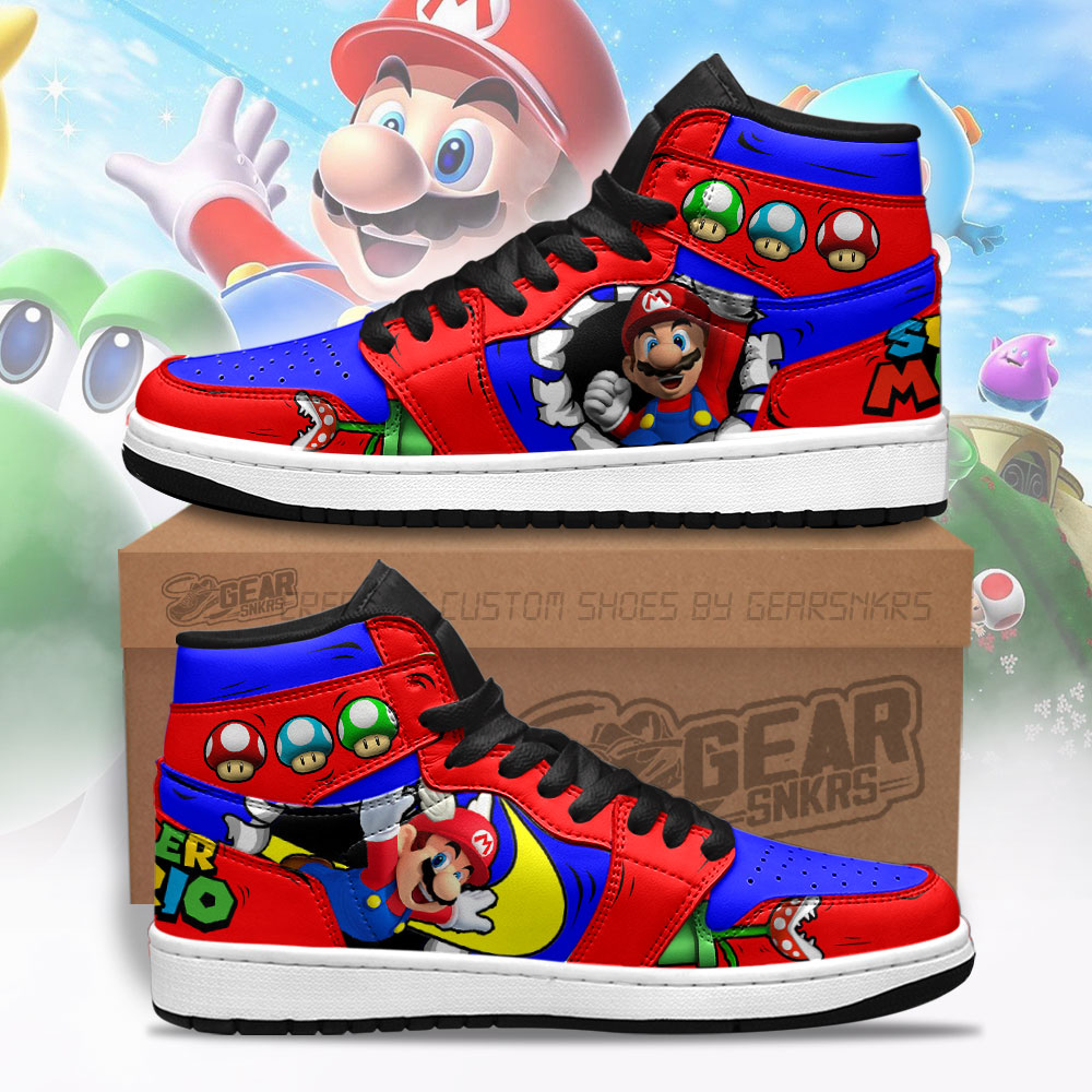 Super Mario Custom Converse Shoes