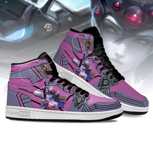 widowmaker overwatch j1 shoes custom for fans sneakers mn04l6l2z Gearsnkrs