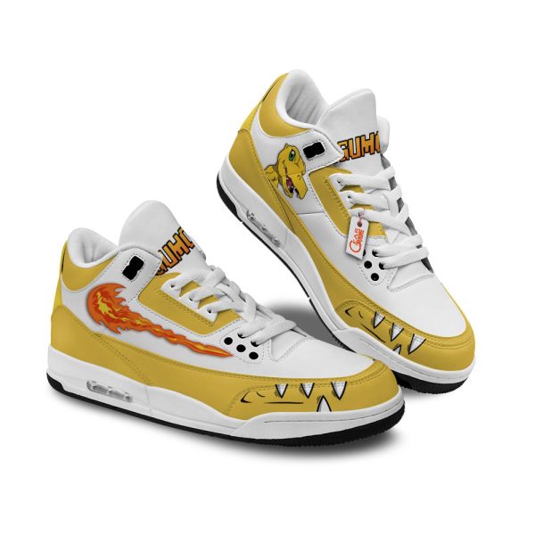 agumon air j3 sneakers custom anime zbnd1 Gearsnkrs