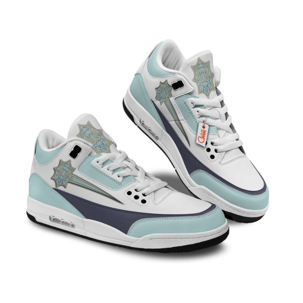 aqua deer air j3 sneakers custom anime pttst Gearsnkrs